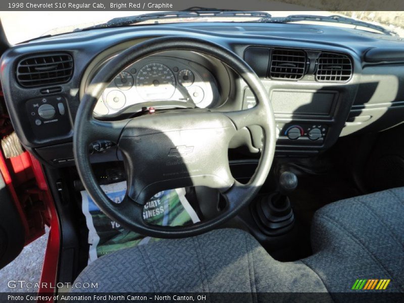 Bright Red / Graphite 1998 Chevrolet S10 Regular Cab