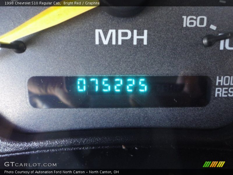 Bright Red / Graphite 1998 Chevrolet S10 Regular Cab