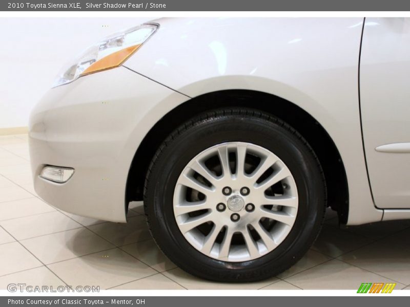 Silver Shadow Pearl / Stone 2010 Toyota Sienna XLE
