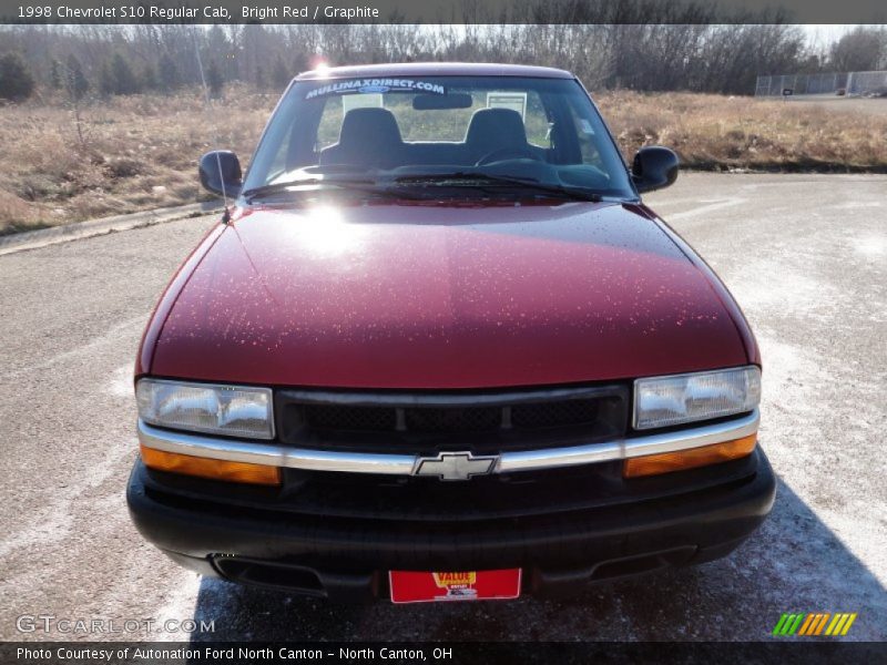 Bright Red / Graphite 1998 Chevrolet S10 Regular Cab