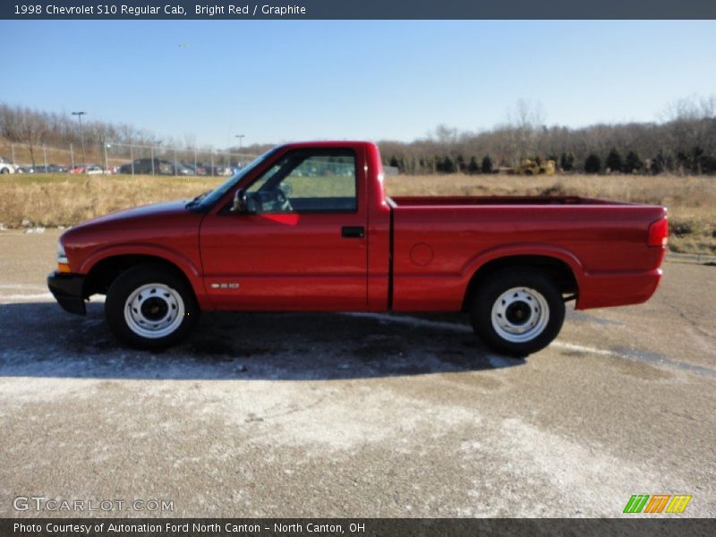 Bright Red / Graphite 1998 Chevrolet S10 Regular Cab