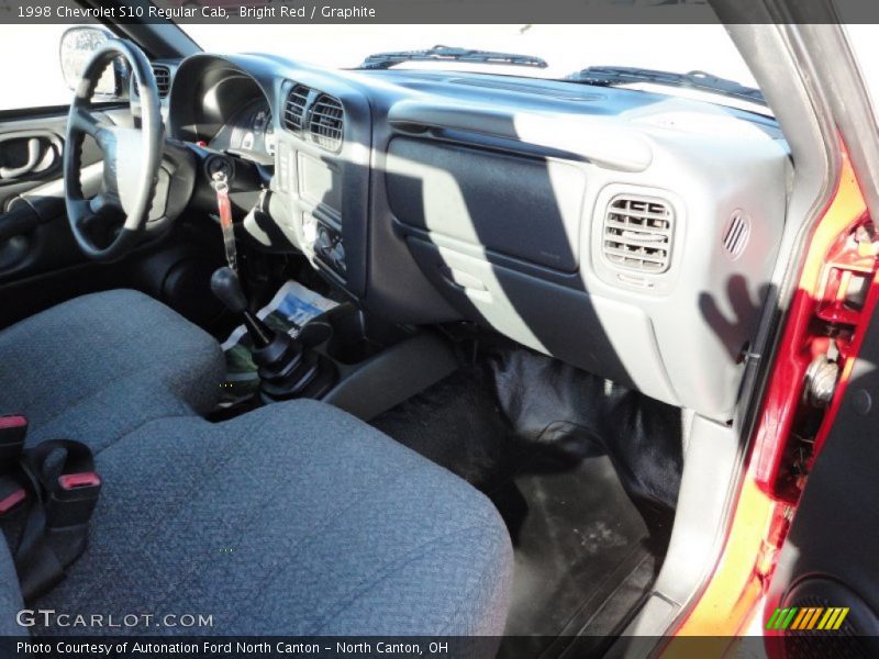 Bright Red / Graphite 1998 Chevrolet S10 Regular Cab