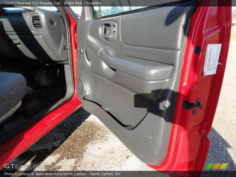 Bright Red / Graphite 1998 Chevrolet S10 Regular Cab