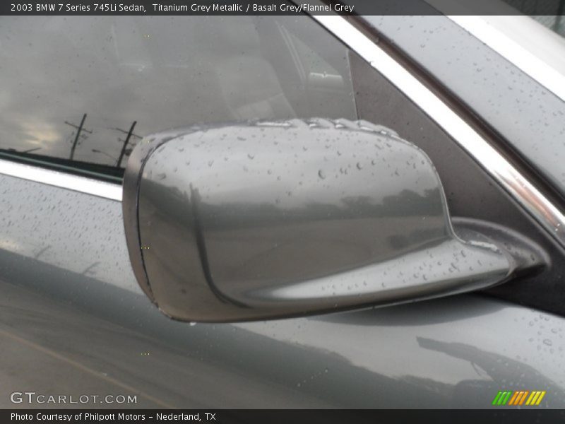 Titanium Grey Metallic / Basalt Grey/Flannel Grey 2003 BMW 7 Series 745Li Sedan