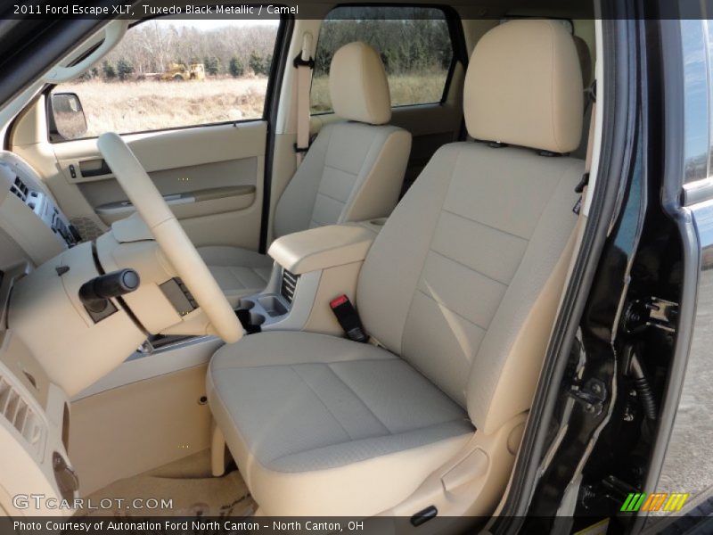 Tuxedo Black Metallic / Camel 2011 Ford Escape XLT