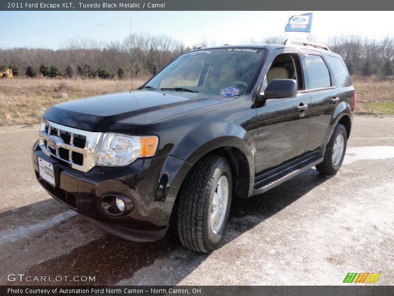 Tuxedo Black Metallic / Camel 2011 Ford Escape XLT