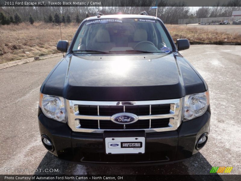 Tuxedo Black Metallic / Camel 2011 Ford Escape XLT