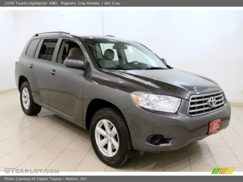 Magnetic Gray Metallic / Ash Gray 2008 Toyota Highlander 4WD