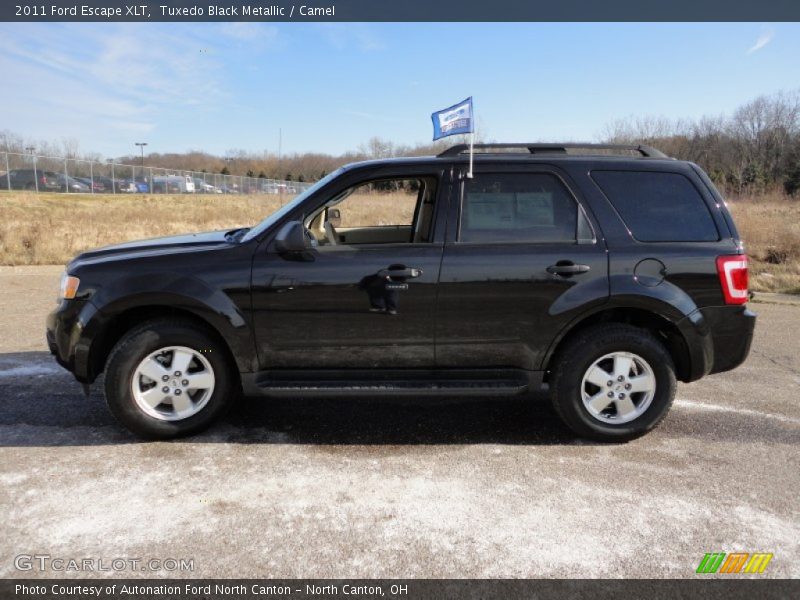 Tuxedo Black Metallic / Camel 2011 Ford Escape XLT
