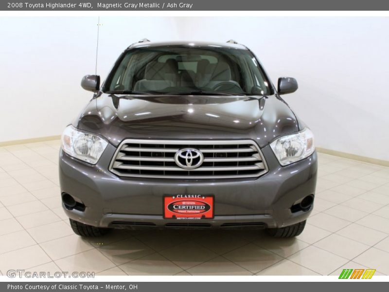 Magnetic Gray Metallic / Ash Gray 2008 Toyota Highlander 4WD