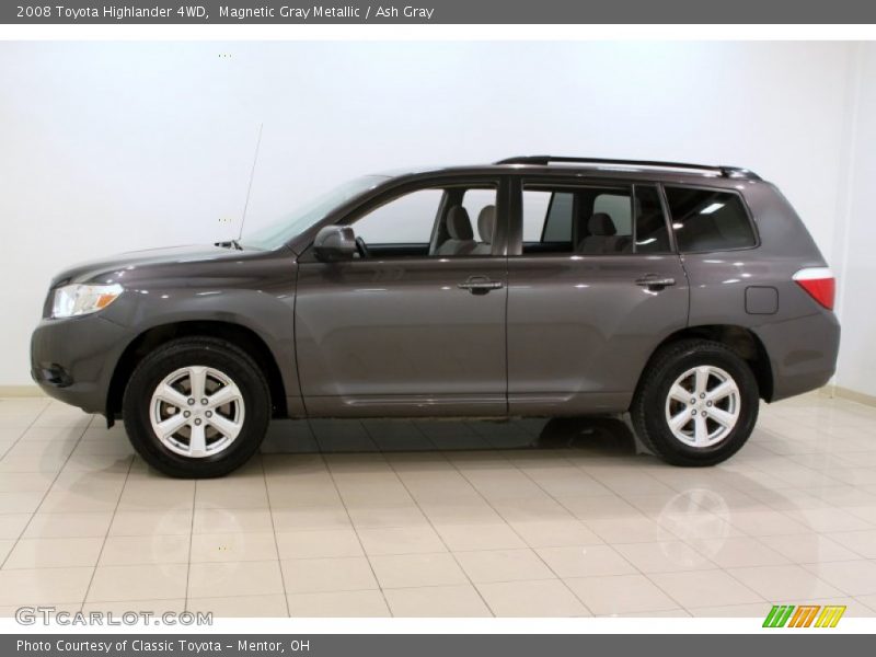 Magnetic Gray Metallic / Ash Gray 2008 Toyota Highlander 4WD