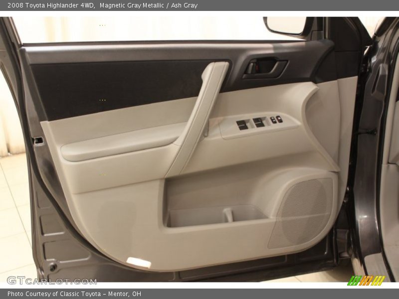 Magnetic Gray Metallic / Ash Gray 2008 Toyota Highlander 4WD