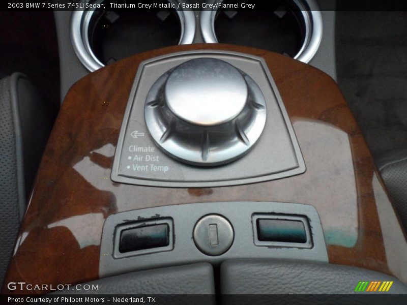 Titanium Grey Metallic / Basalt Grey/Flannel Grey 2003 BMW 7 Series 745Li Sedan
