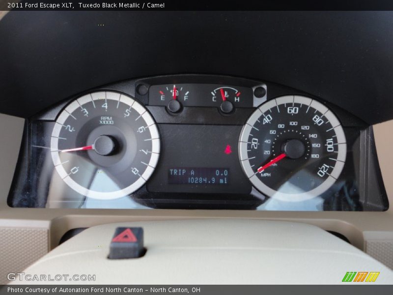 Tuxedo Black Metallic / Camel 2011 Ford Escape XLT