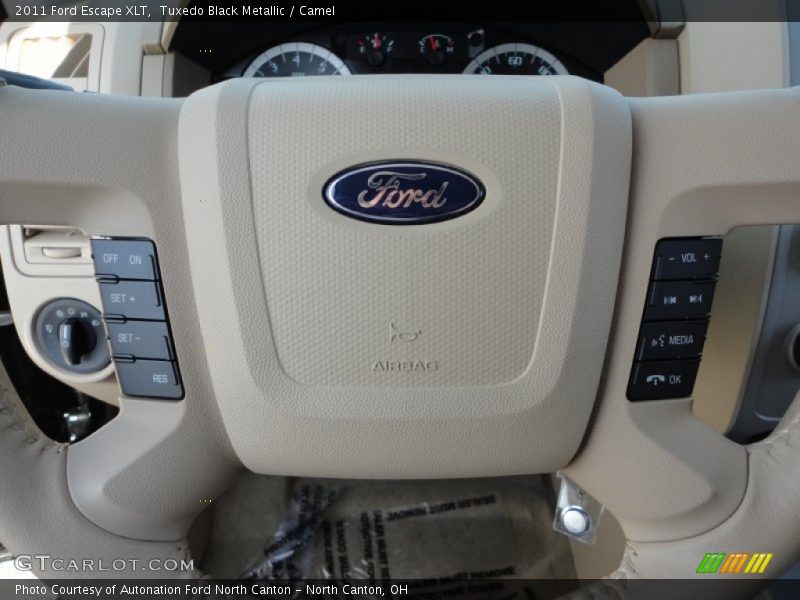 Tuxedo Black Metallic / Camel 2011 Ford Escape XLT