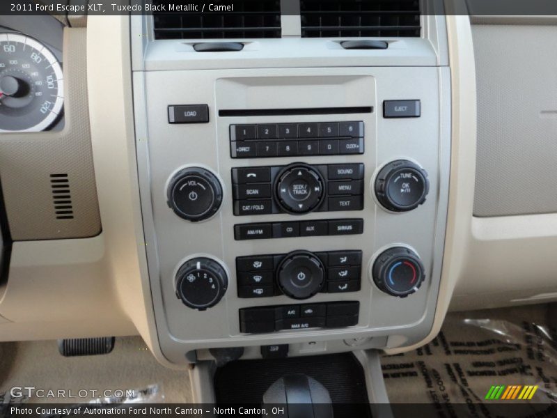 Tuxedo Black Metallic / Camel 2011 Ford Escape XLT