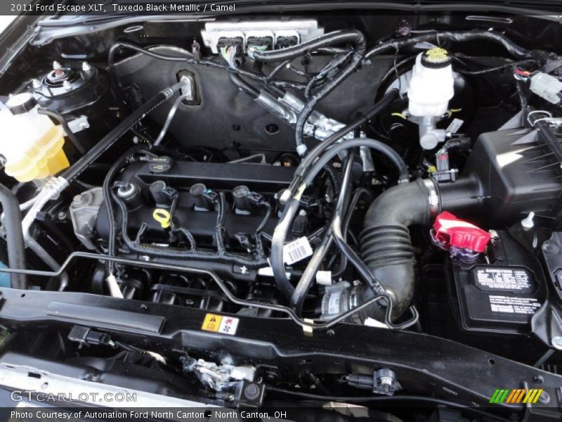 Tuxedo Black Metallic / Camel 2011 Ford Escape XLT