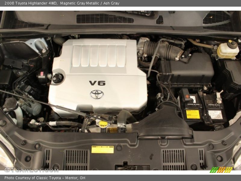 Magnetic Gray Metallic / Ash Gray 2008 Toyota Highlander 4WD