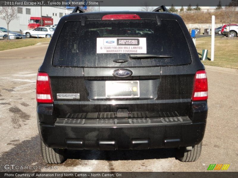 Tuxedo Black Metallic / Stone 2011 Ford Escape XLT