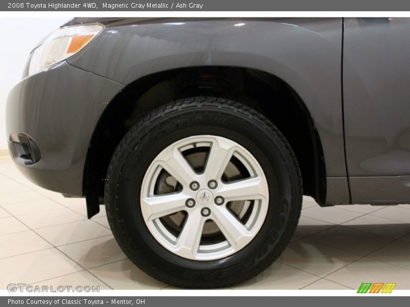 Magnetic Gray Metallic / Ash Gray 2008 Toyota Highlander 4WD