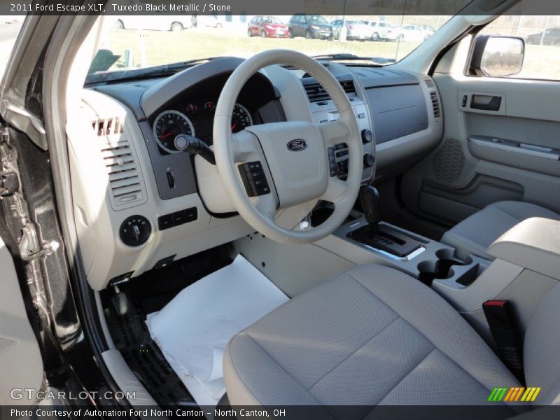 Tuxedo Black Metallic / Stone 2011 Ford Escape XLT