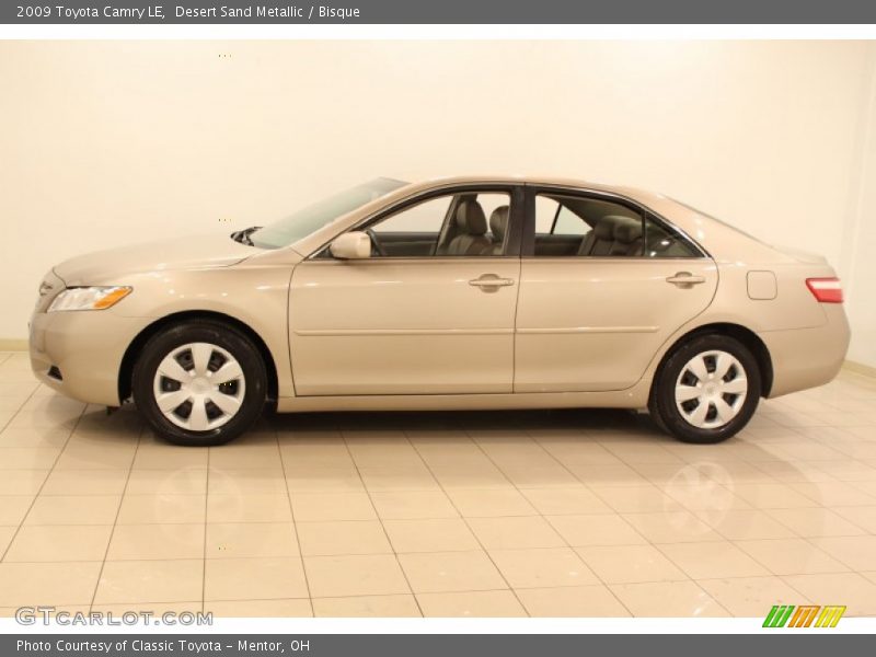 Desert Sand Metallic / Bisque 2009 Toyota Camry LE