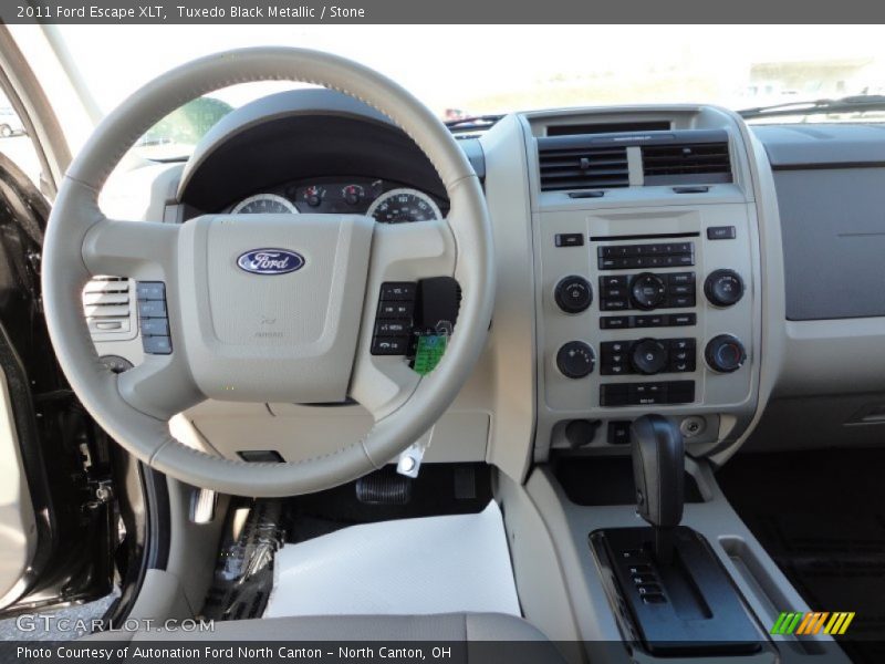 Tuxedo Black Metallic / Stone 2011 Ford Escape XLT
