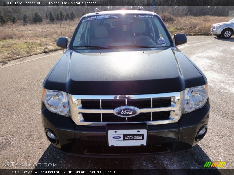 Tuxedo Black Metallic / Stone 2011 Ford Escape XLT