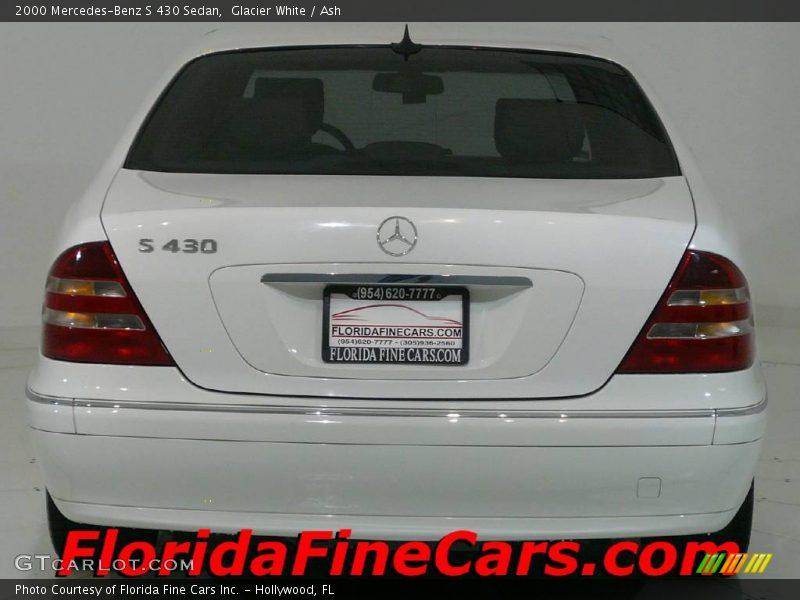 Glacier White / Ash 2000 Mercedes-Benz S 430 Sedan