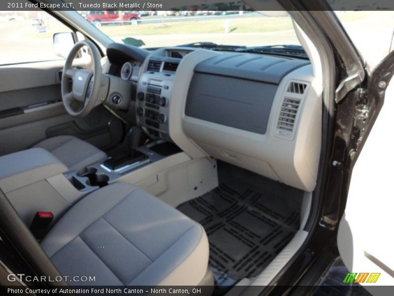 Tuxedo Black Metallic / Stone 2011 Ford Escape XLT