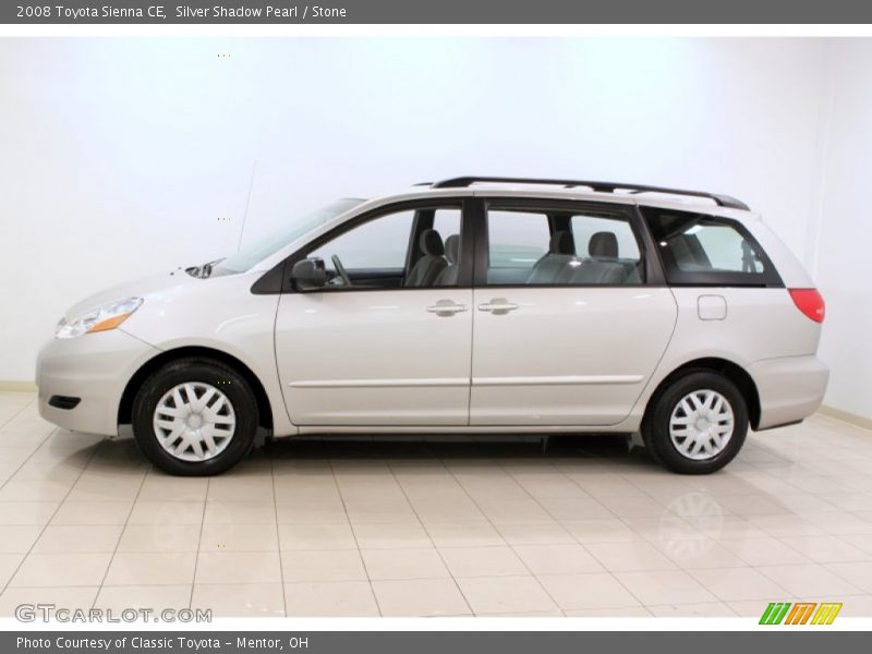 Silver Shadow Pearl / Stone 2008 Toyota Sienna CE