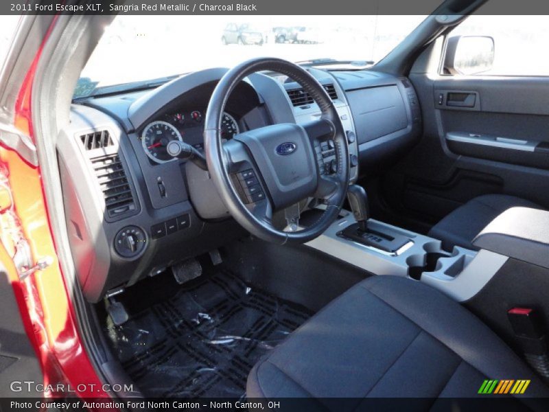 Sangria Red Metallic / Charcoal Black 2011 Ford Escape XLT