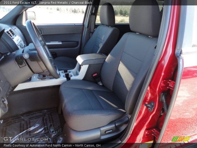 Sangria Red Metallic / Charcoal Black 2011 Ford Escape XLT