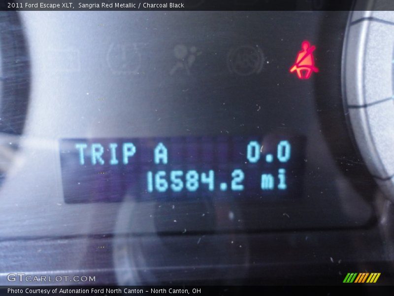 Sangria Red Metallic / Charcoal Black 2011 Ford Escape XLT