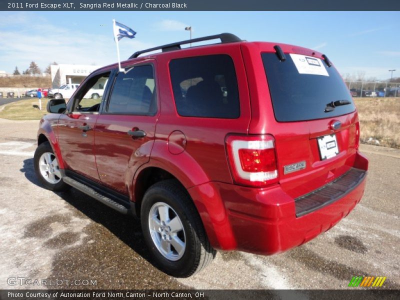 Sangria Red Metallic / Charcoal Black 2011 Ford Escape XLT