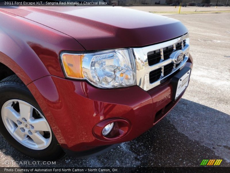 Sangria Red Metallic / Charcoal Black 2011 Ford Escape XLT