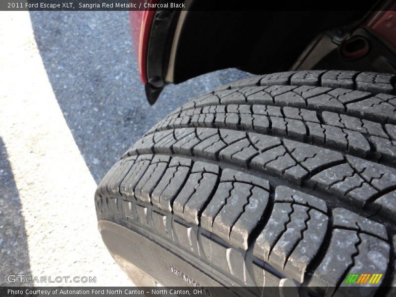 Sangria Red Metallic / Charcoal Black 2011 Ford Escape XLT