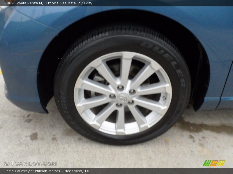 Tropical Sea Metallic / Gray 2009 Toyota Venza I4