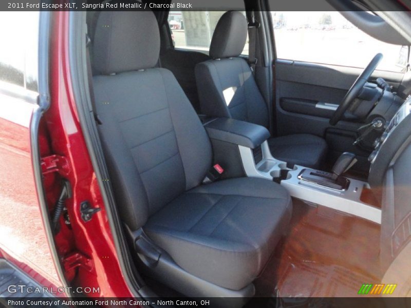 Sangria Red Metallic / Charcoal Black 2011 Ford Escape XLT