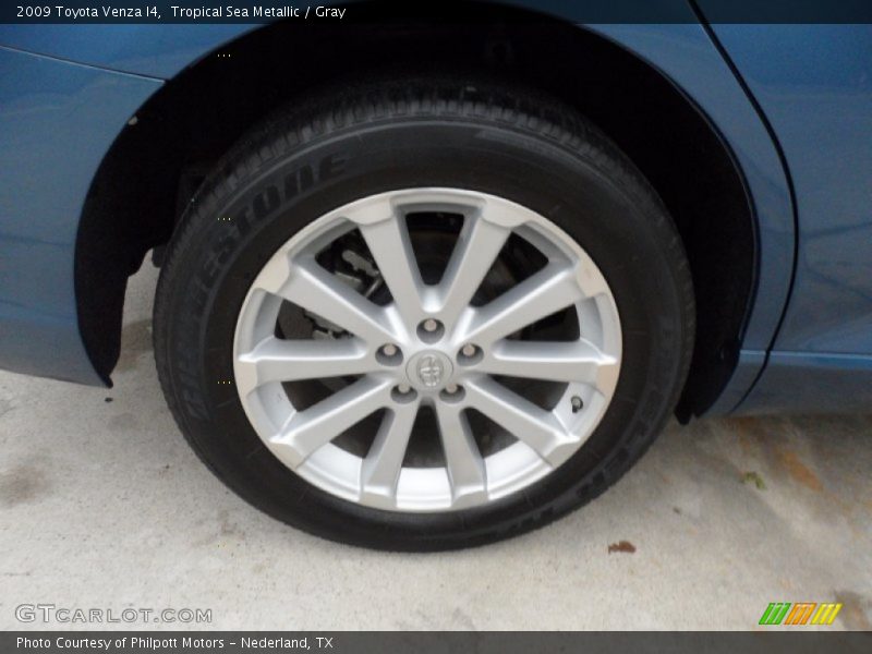 Tropical Sea Metallic / Gray 2009 Toyota Venza I4