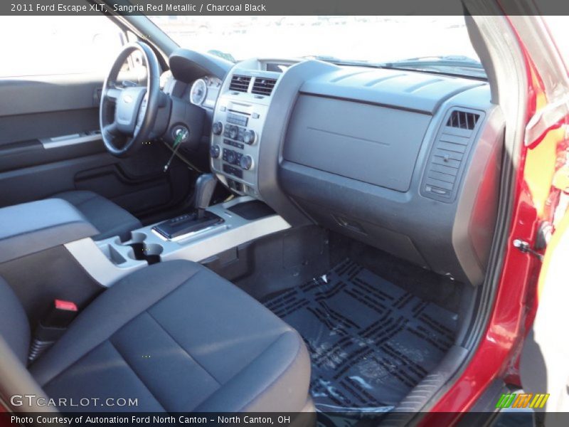 Sangria Red Metallic / Charcoal Black 2011 Ford Escape XLT