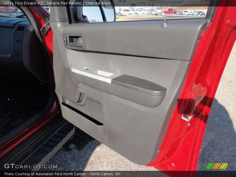 Sangria Red Metallic / Charcoal Black 2011 Ford Escape XLT