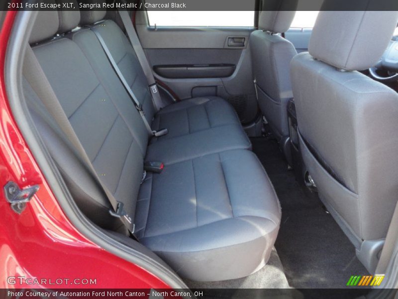 Sangria Red Metallic / Charcoal Black 2011 Ford Escape XLT