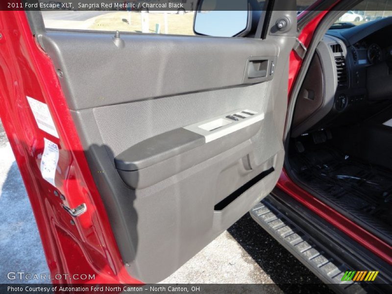 Sangria Red Metallic / Charcoal Black 2011 Ford Escape XLT