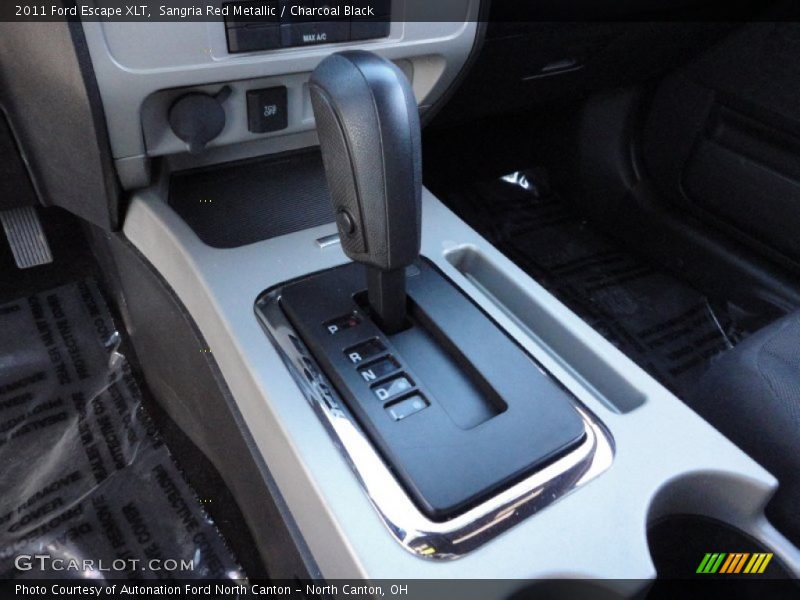 Sangria Red Metallic / Charcoal Black 2011 Ford Escape XLT