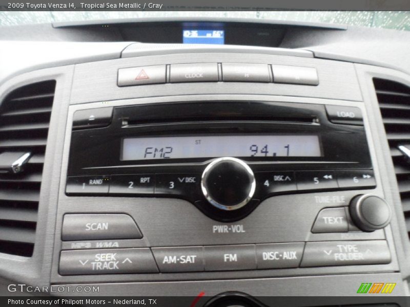 Tropical Sea Metallic / Gray 2009 Toyota Venza I4