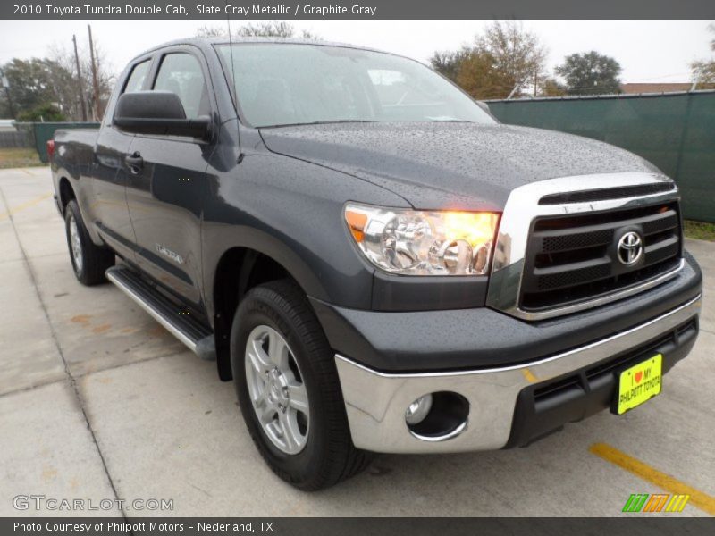 Slate Gray Metallic / Graphite Gray 2010 Toyota Tundra Double Cab