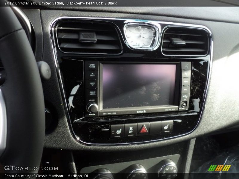 Blackberry Pearl Coat / Black 2012 Chrysler 200 Limited Sedan
