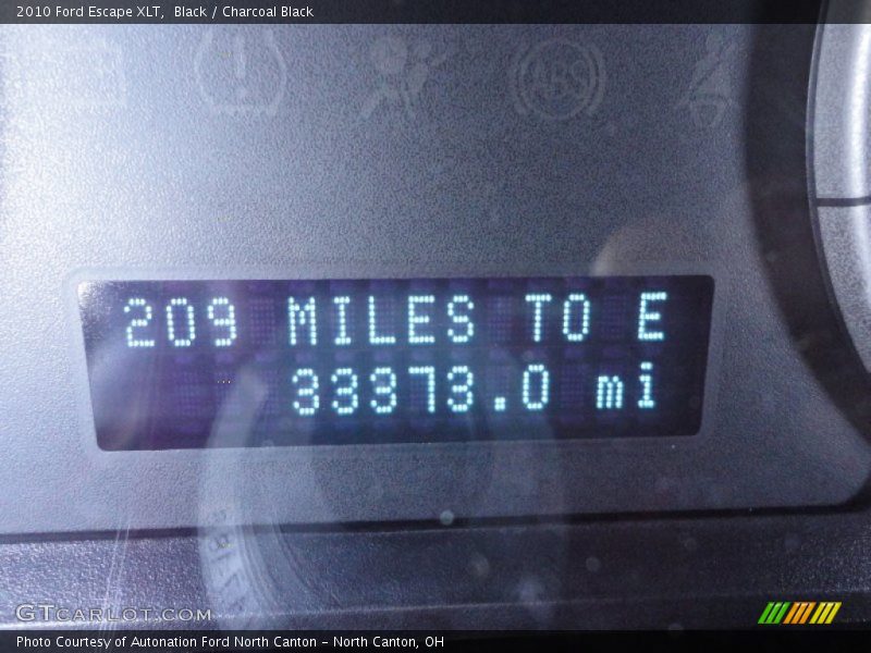 Black / Charcoal Black 2010 Ford Escape XLT