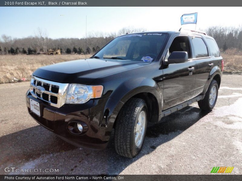 Black / Charcoal Black 2010 Ford Escape XLT